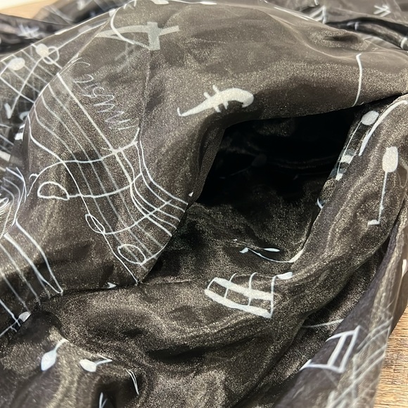 Samuel Dong Women’s Classic Sleeveless Musical Notes Dress Size Small - Picture 7 of 11